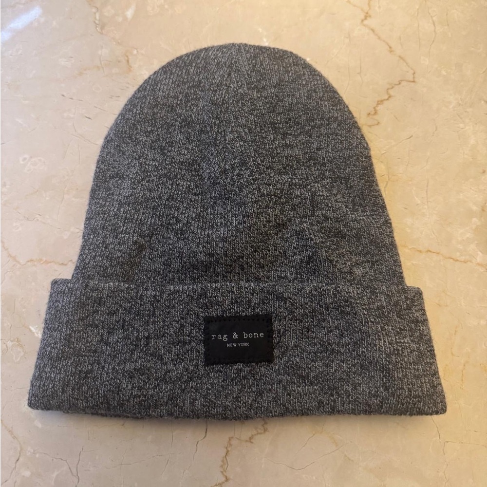 Rag & Bone Gray Knit Beanie